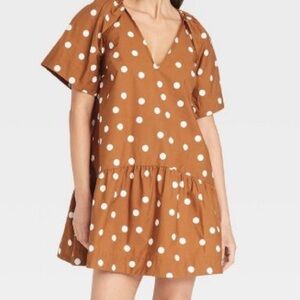 NWT- A NEW DAY Flutter Short Sleeve Mini Dress